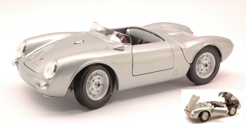 Porsche 550 A Spyder 1953 Silver – Maisto 1:18