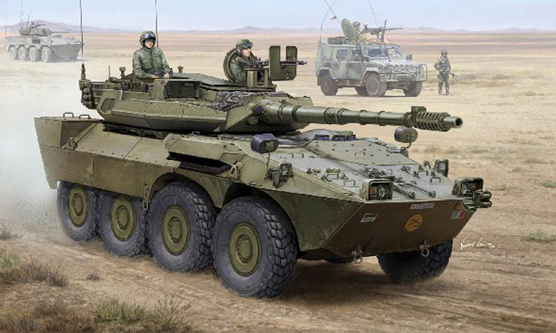 Centauro Carro Italian B1 Afv 2nd Series W/upgr.armour Kit – Trumpeter 1:35
