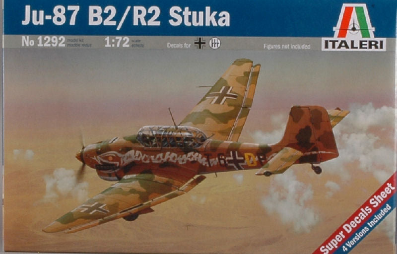 Ju-87 B2/R2 Stuka Kit 1:72 – Italeri