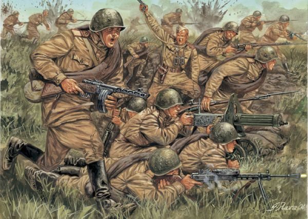 Ww Ii Russian Infantry Kit – Italeri 1:72