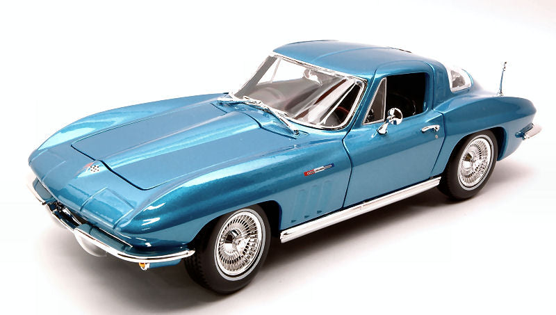 Chevrolet Corvette 1965 Metallic Light Blue – Maisto 1:18