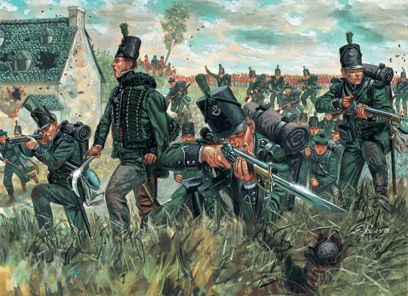 Waterloo 200 Years British 95TH Reg.green Jacket Kit – Italeri 1:72