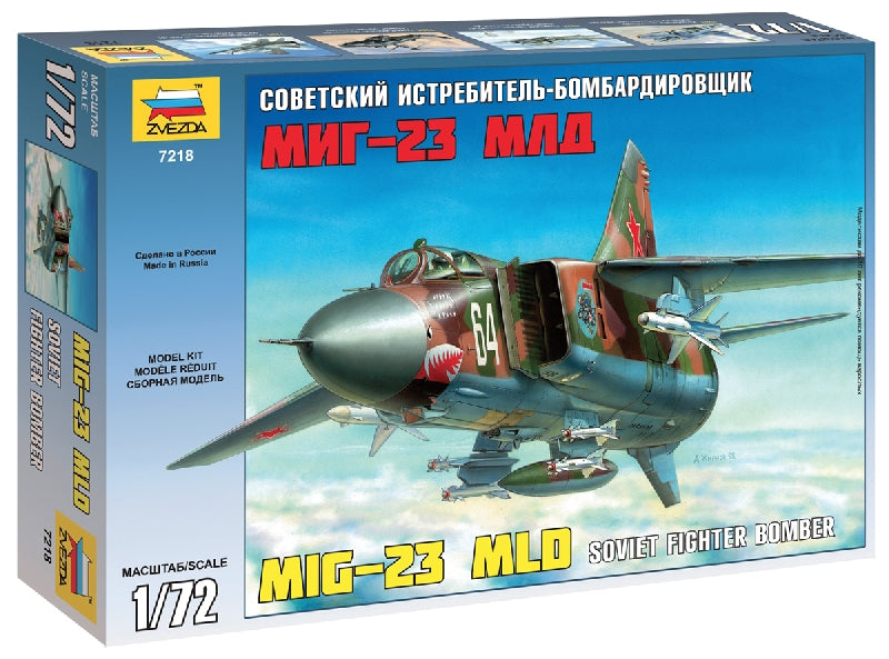 Mig 23 Mdl Soviet Fighter Kit – Zvezda 1:72