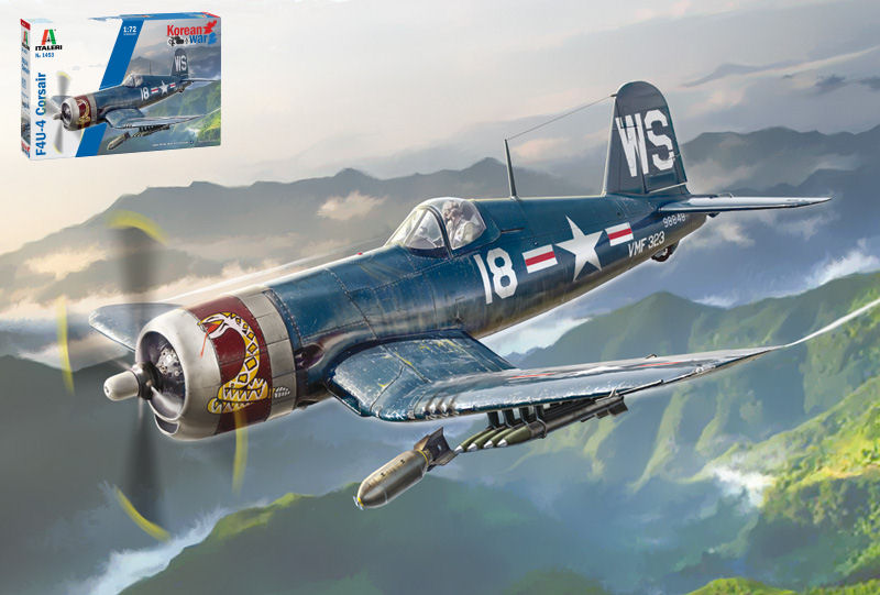 F-4U4 Corsair Korean War Kit 1:72 – Italeri