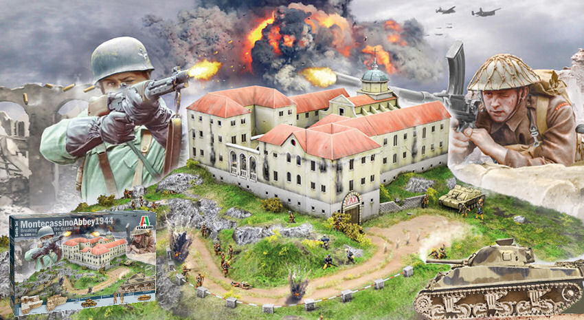 Montecassino 1944 Gustav Line Battle Kit – Italeri 1:72