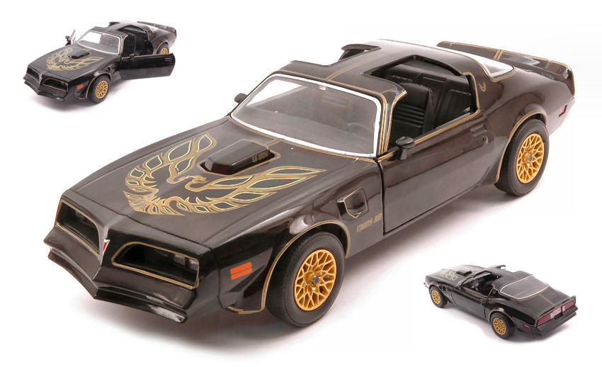 Pontiac Firebird Trans Am Starlite Black With Golden Eagle Hood – Greenlight 1:24
