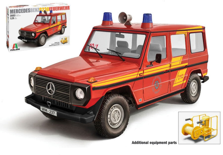 Mercedes G230 Feuerwher Kit – Italeri 1:24