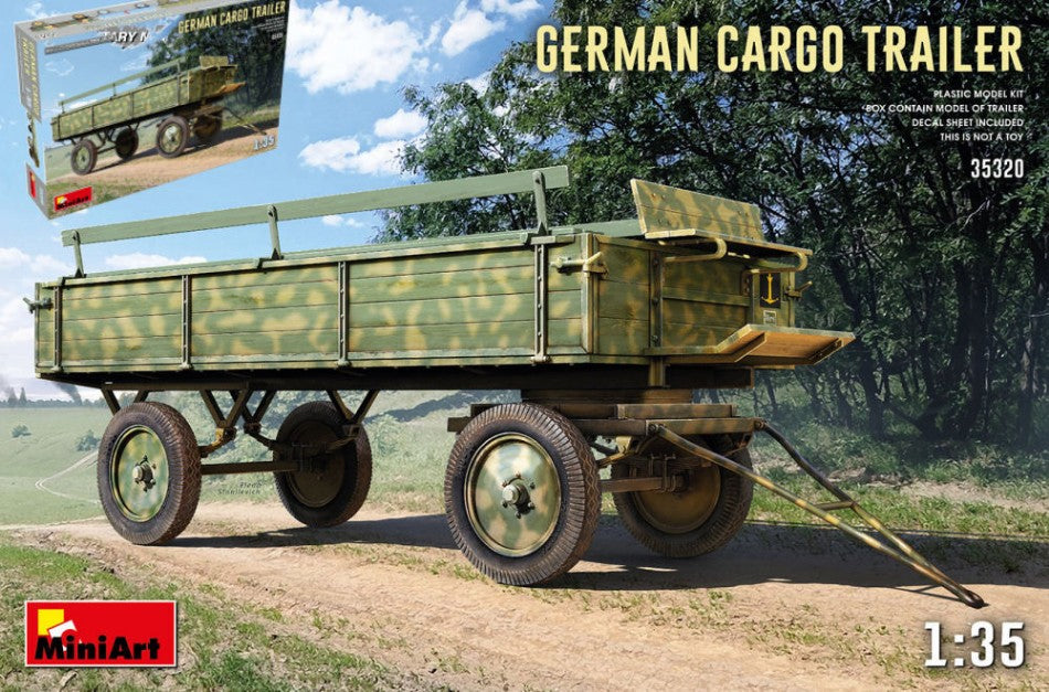 German Cargo Trailer Kit – Miniart 1:35