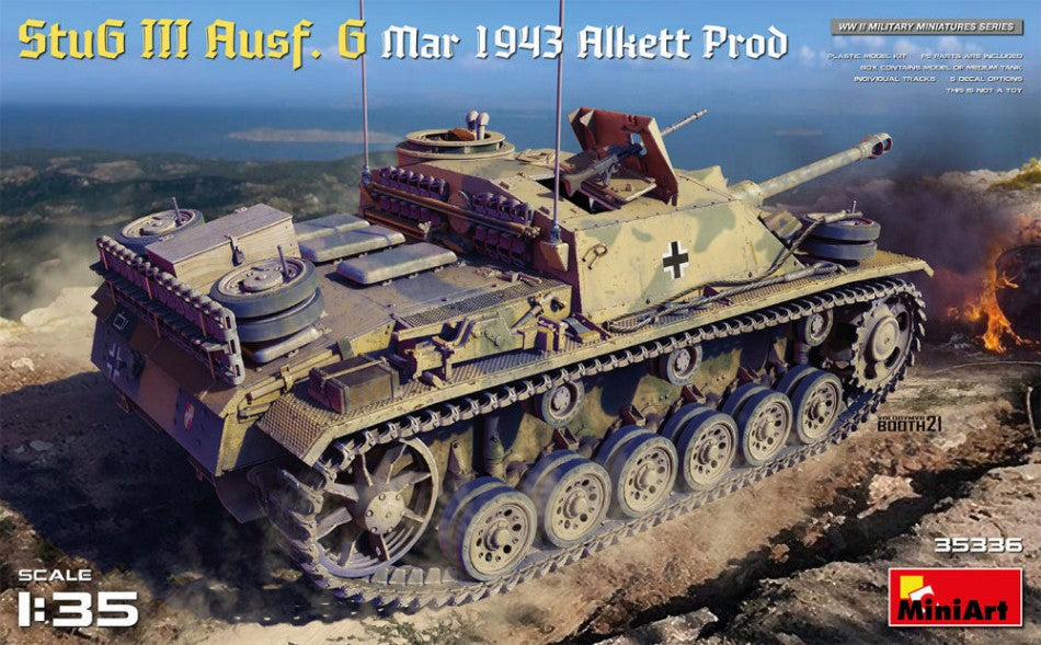 Stug Iii Ausf. G MAR.1943 Alkett Prod.kit – Miniart 1:35