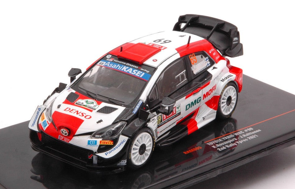Toyota Yaris WRC N.69 Rally Ypres 2021 Rovanpera/halttunen – Ixo Model 1:43