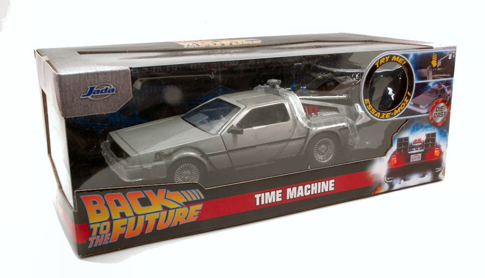 De Lorean "back To The Future" Time Machine W/lights Try Me – Jada Toys 1:24