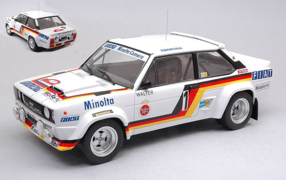 Fiat 131 Abarth N.1 Rally Hunsruck 1979 Rohrl/Geistdorfer 1:18 – Ixo Model