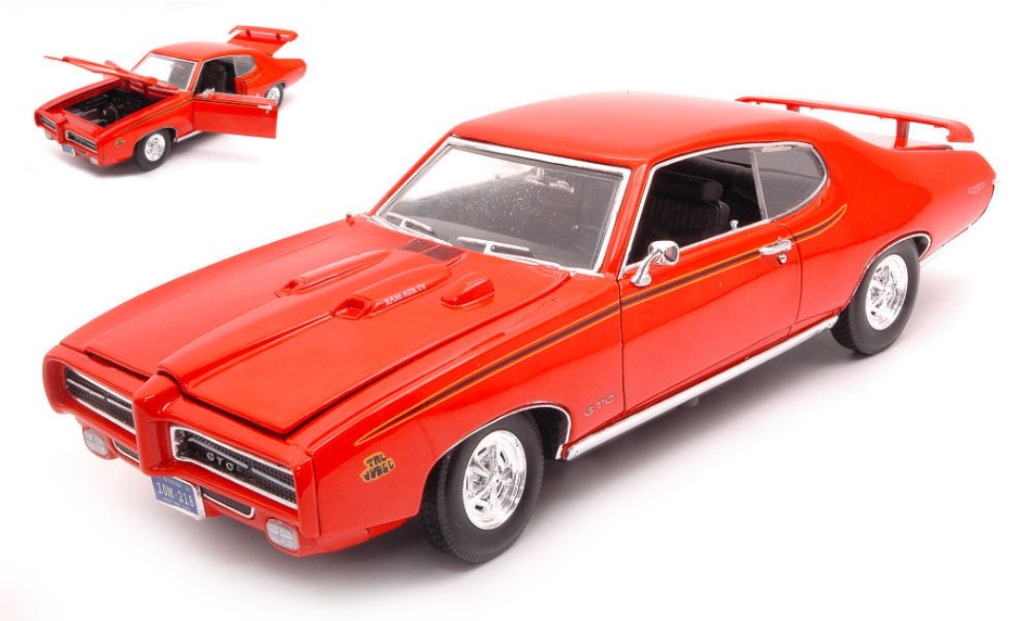 Pontiac Gto Judge 1969 Orange – MotorMax 1:18