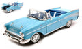 Chevrolet Bel Air Convertible 1957 Light Blue – MotorMax 1:18