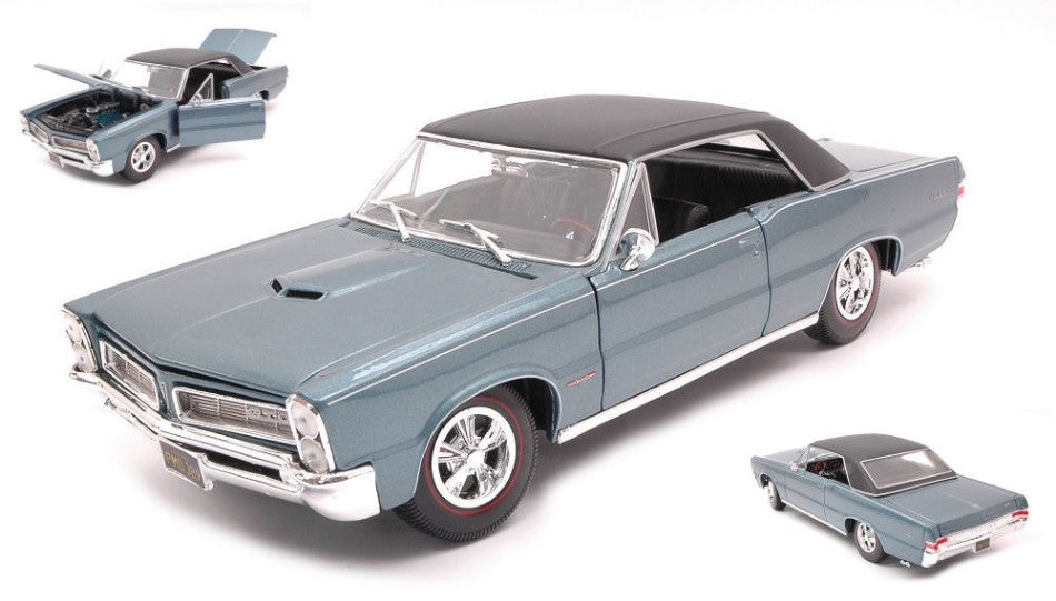 Pontiac Gto Hurst 1965 Metallic Light blu 1:18 – Maisto