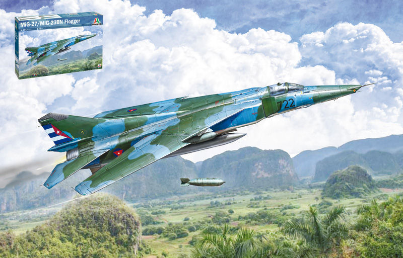 MIG-23BN MIG-27D Flogger Kit – Italeri 1:48