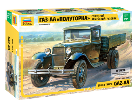 Gaz Aa Soviet Lighttruck WWII Kit – Zvezda 1:35