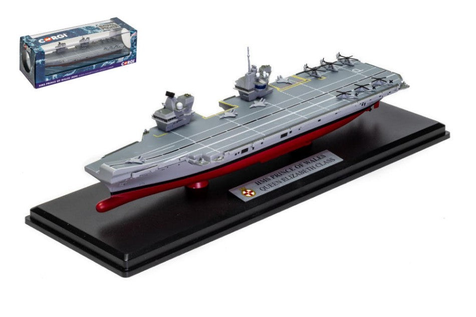 Hms Prince Of Wales (R09) Queen Elizabeth-class Aircraft Carrier – Corgi 1:1250