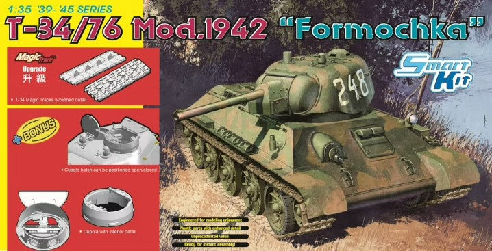 T-34/76 MOD.1942 Fomochka Kit – Dragon 1:35