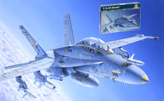 Aereo F/A - 18 C/D Kit 1:72 – Italeri