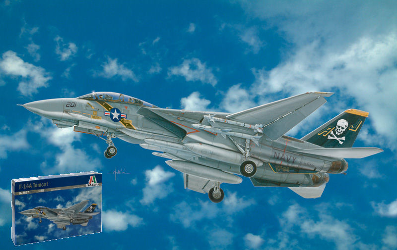 F 14A Tomcat Kit – Italeri 1:48