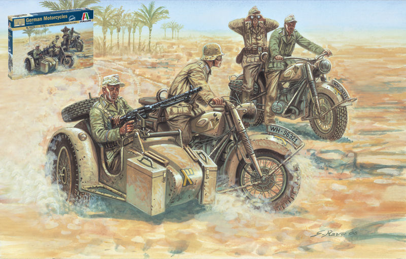 German Motorbikes Ww Ii Kit – Italeri 1:72
