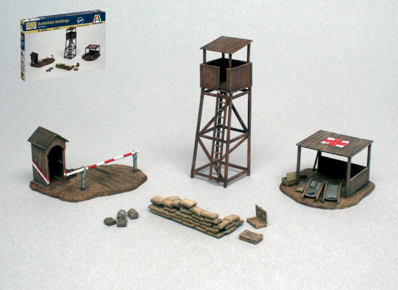 Battlefield Buildings Kit – Italeri 1:72