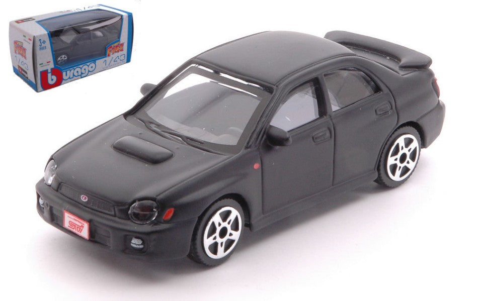 Subaru Impreza Matt Black – Burago 1:43