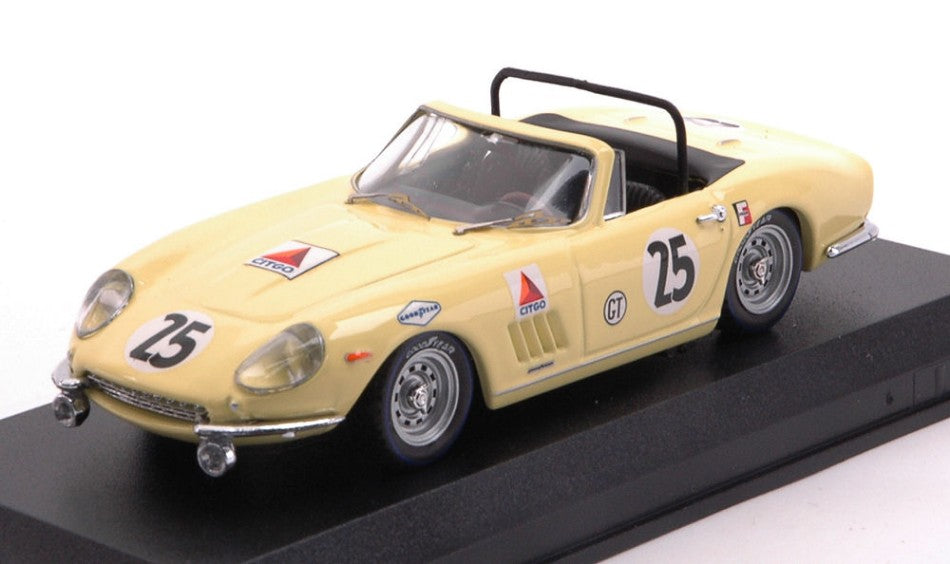 Ferrari 275 GTB/4 Spyder N.25 12 H Sebring 1967 Mccluggage-windr. – Best Model 1:43