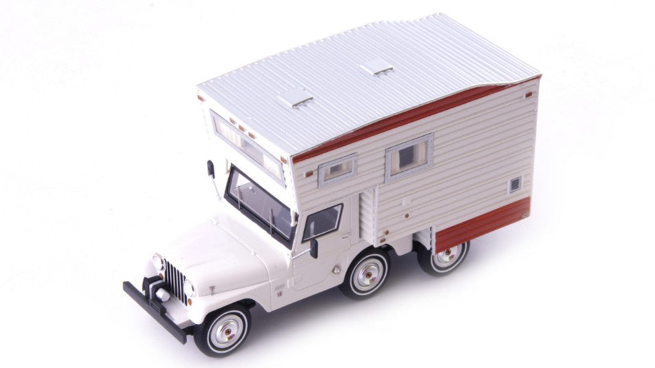Jeep CJ5 Universal Camper 1969 White – Autocult 1:43