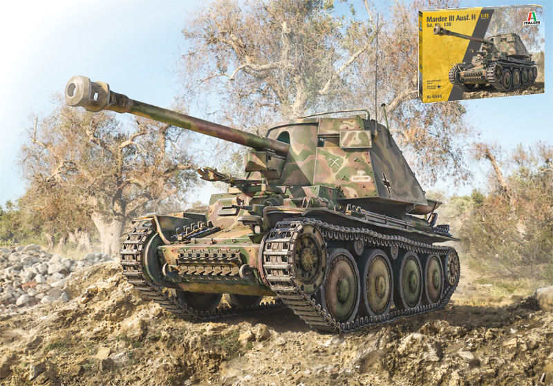 Sd.kfz 138 Marder Iii Ausf.h Kit – Italeri 1:35