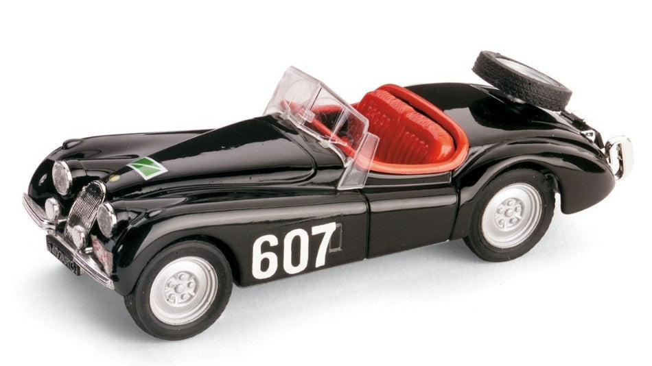 Jaguar Xk 120 Spider N.607 Rally Alpi 1953 A.ESCALIER J.NAHAMENS – Brumm 1:43