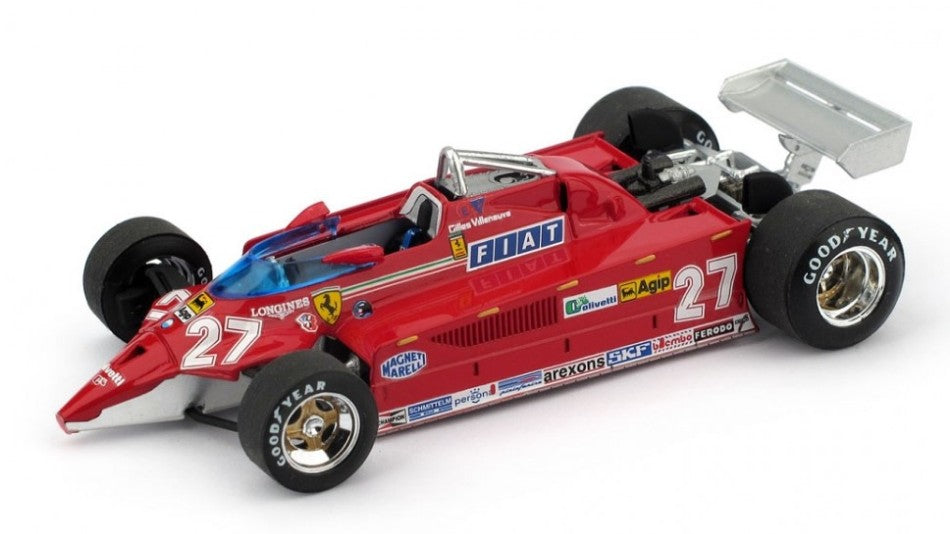 Ferrari 126Ck Turbo Aeroporto Istrana 1981 1^ G.Villeneuve Vs/F104 1:43 – Brumm