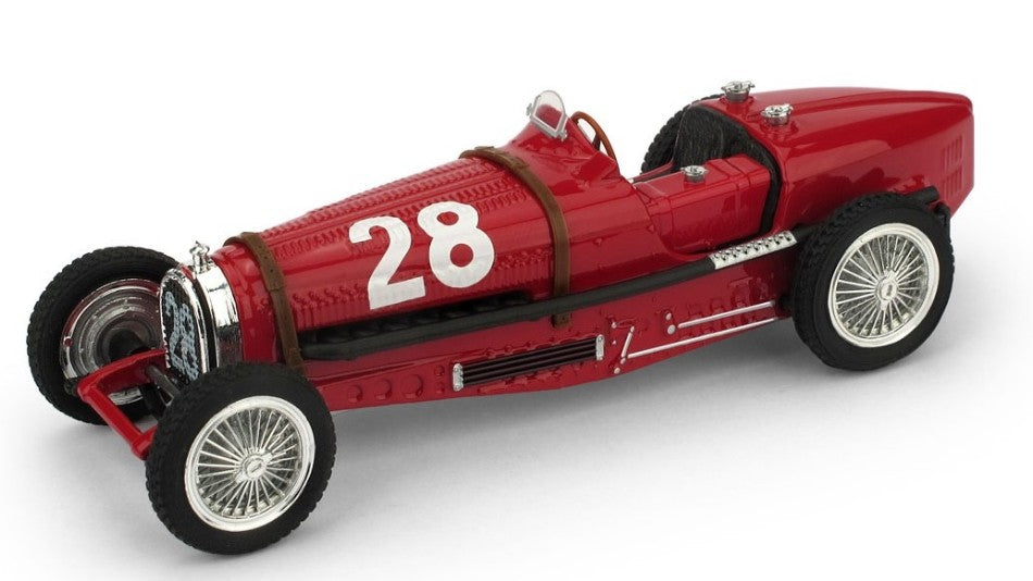 Bugatti Tipo 59 Tazio Nuvolari 1934 N.28 3Rd Monaco GP 1:43 – Brumm