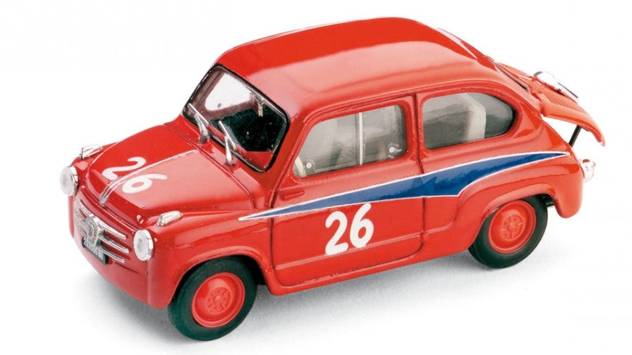 Fiat Abarth 750 N.26 1st GT750 Mille Miglia 1955 Domenico Ogna – Brumm 1:43
