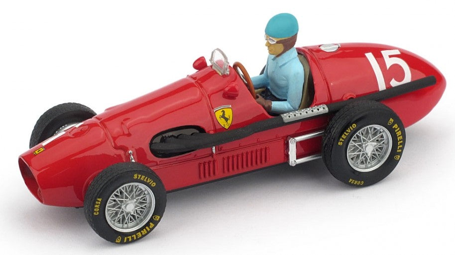 Ferrari 500F2 Alberto Ascari 1952 N.15 Winner British GP W/pilote – Brumm 1:43