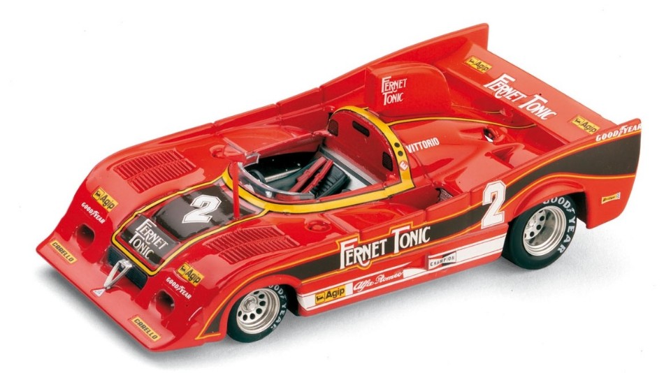 Alfa Romeo 33 SC12 N.2 Winner Monza 1977 V.BRAMBILLA – Brumm 1:43
