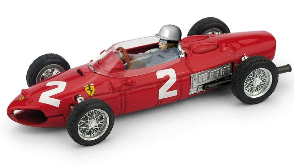 Ferrari 156 F1 P.HILL 1961 N.2 Winner Italy GP World Champion W/pil. – Brumm 1:43