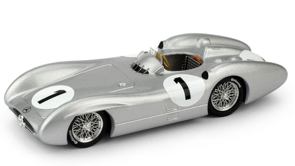 Mercedes W 196 J.M.FANGIO 1954 N.1 4th Gr.britain GP World Champion – Brumm 1:43