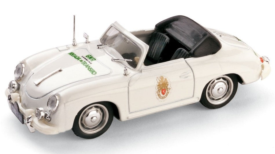Porsche 356 Cabriolet Polizia Portoghese 1952 – Brumm 1:43