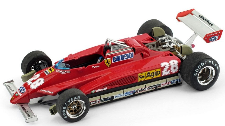 Ferrari 126 C2 Didier Pironi 1982 N.28 Winner San Marino GP Update – Brumm 1:43