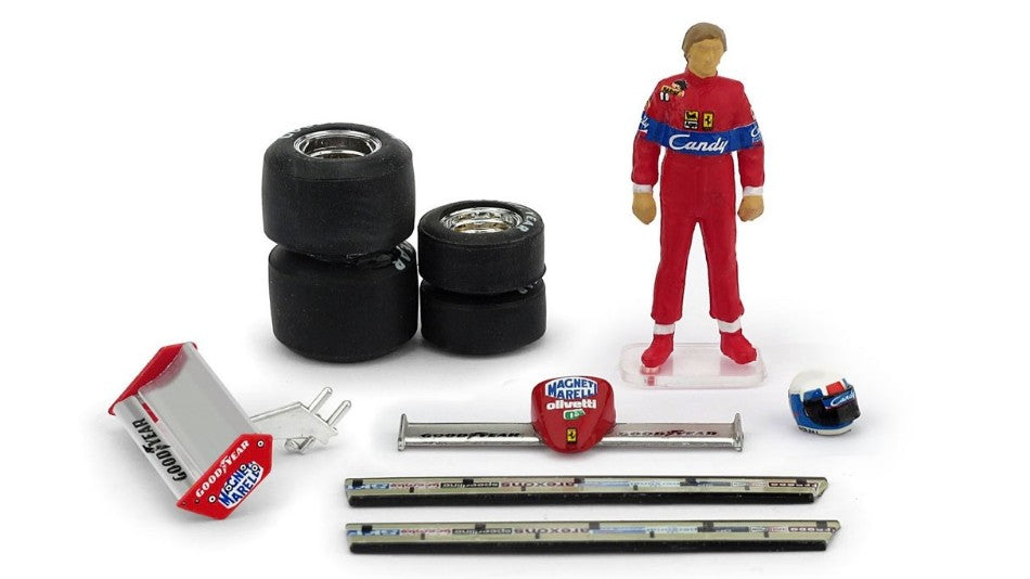 Pilotino Didier Pironi 1982 + Accessori – Brumm 1:43