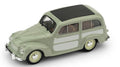 Fiat 500 C Belvedere Chiusa 1951 Verde Chiaro – Brumm 1:43