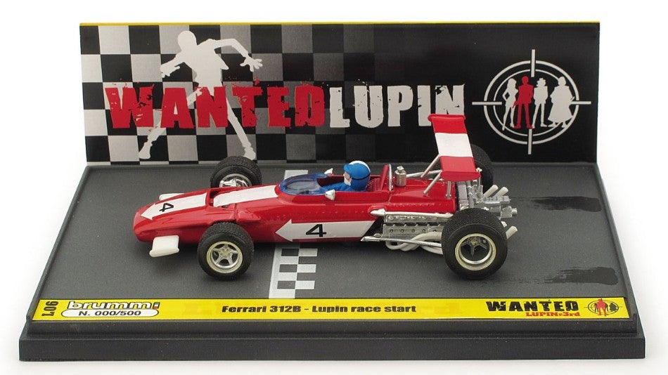 Ferrari 312B Wanted Lupin Race Start – Brumm 1:43
