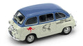 Fiat 600D Multipla Australia-inghilterra Overland 1969 (LIM.250) – Brumm 1:43