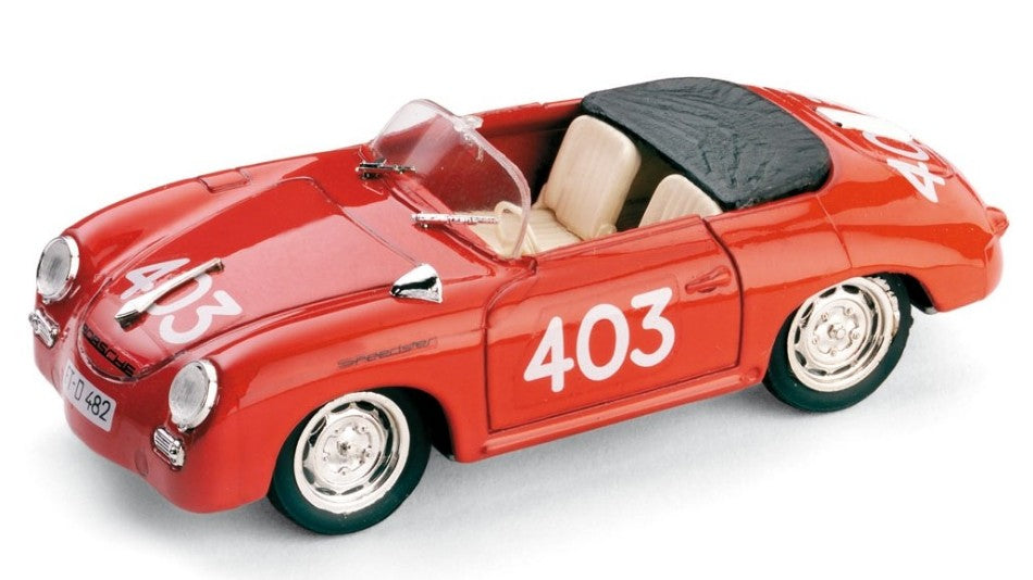 Porsche 356 N.403 27th (3rd Class) Mm 1957 H.v.sauchen G.BIALAS – Brumm 1:43