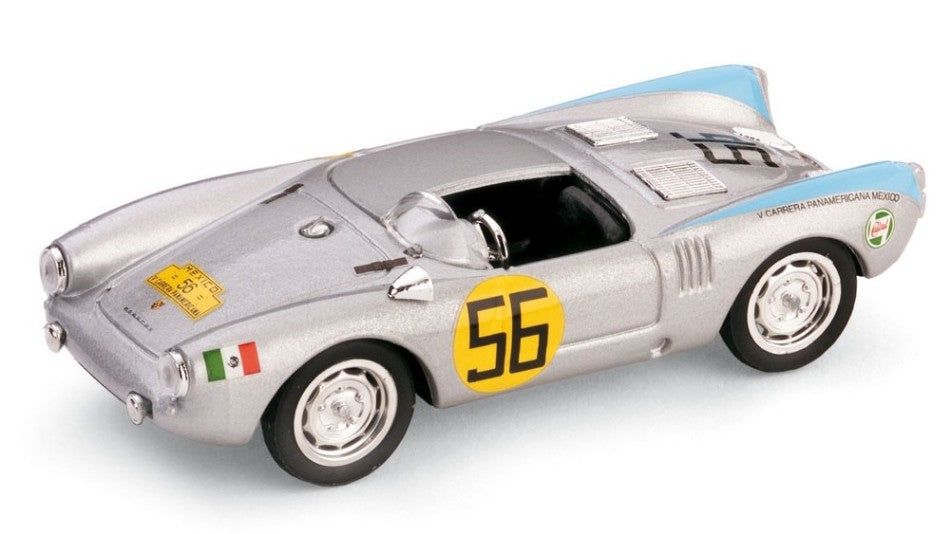 Porsche 550 Rs N.56 4th Carrera Panamericana 1954 J.JAROSLAV – Brumm 1:43