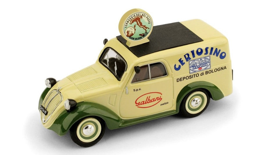 Fiat 500B Furgone 1950 Galbani – Brumm 1:43