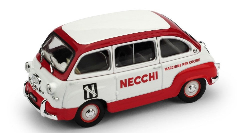 Fiat 600 Multipla 1960 Macchine Da Cucire Necchi – Brumm 1:43