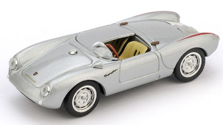 Porsche 550A RS Spyder Stradale Monoposto 1954 Argento 1:43 – Brumm